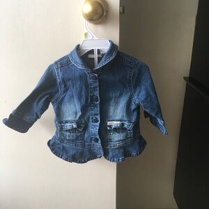 Calvin Klein Baby Distressed Denim Jacket